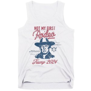 Take America Back Trump Cowboy Rodeo Election 2024 Tank Top