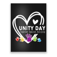 Together Against Bullying Anti Bullying Unity Day Orange Poster