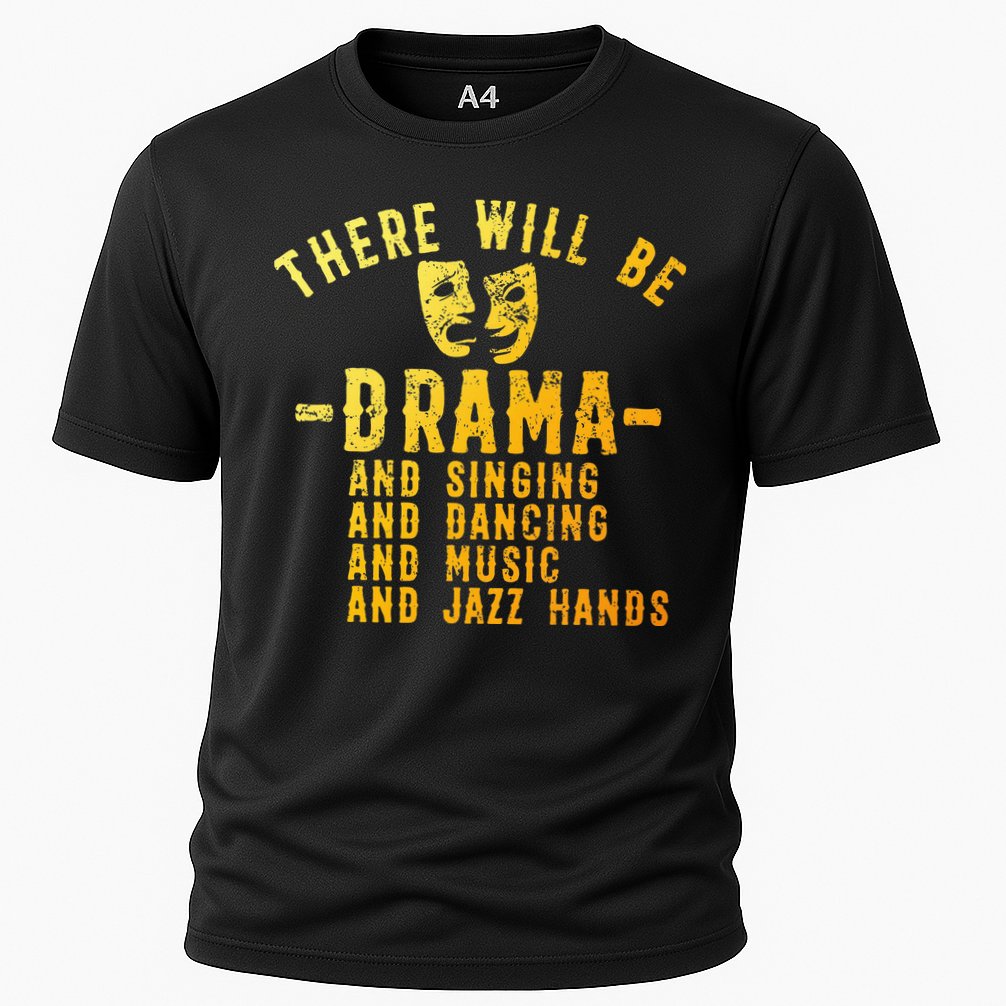 Theater Actor Broadway Cooling Performance Crew T-Shirt