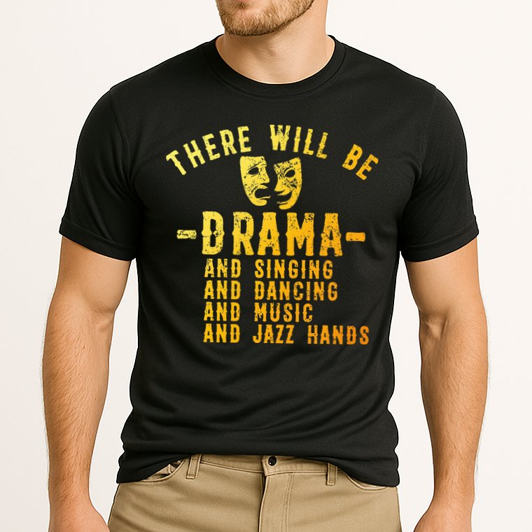 Theater Actor Broadway Cooling Performance Crew T-Shirt