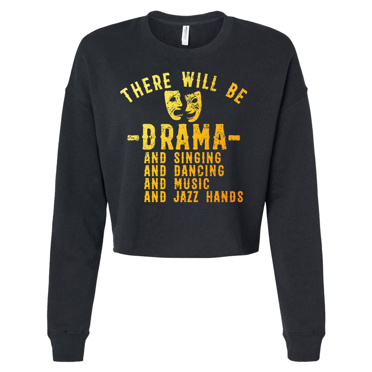 Theater Actor Broadway Cropped Pullover Crew