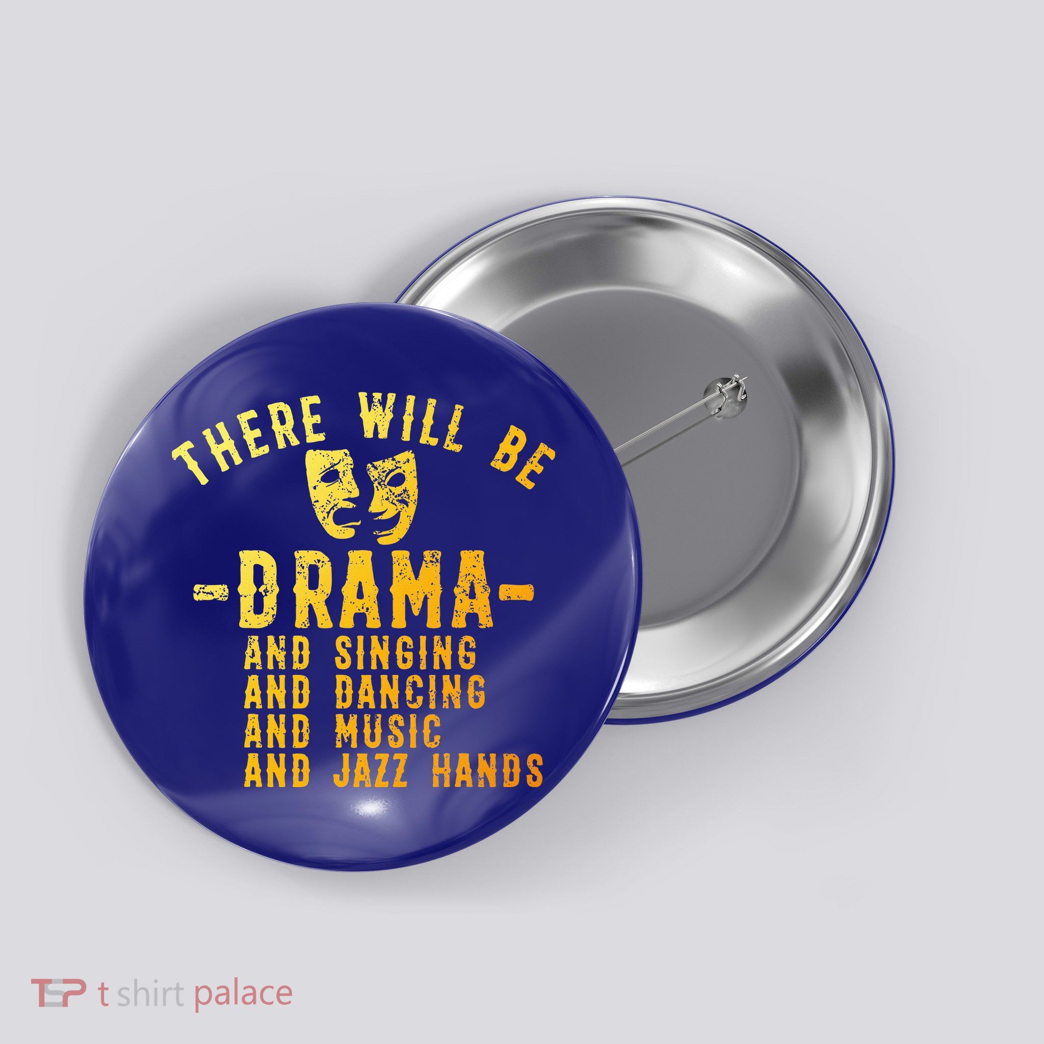 Theater Actor Broadway Button