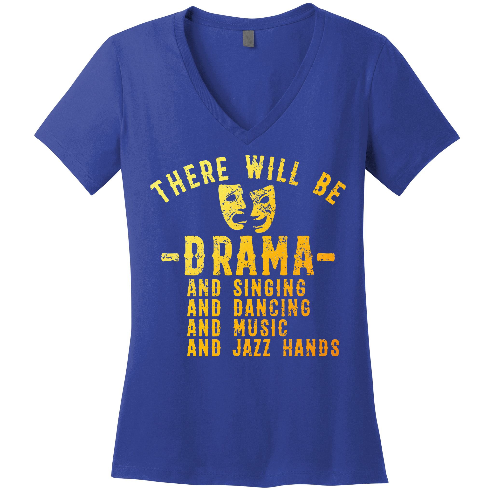 Theater Actor Broadway Women's V-Neck T-Shirt
