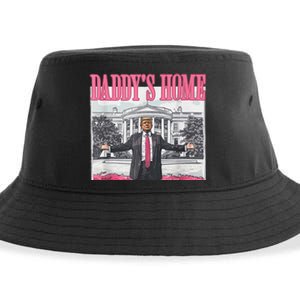 Take America Back Daddys Home Trump Pink 2024 Sustainable Bucket Hat