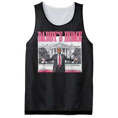 Take America Back Daddys Home Trump Pink 2024 Mesh Reversible Basketball Jersey Tank