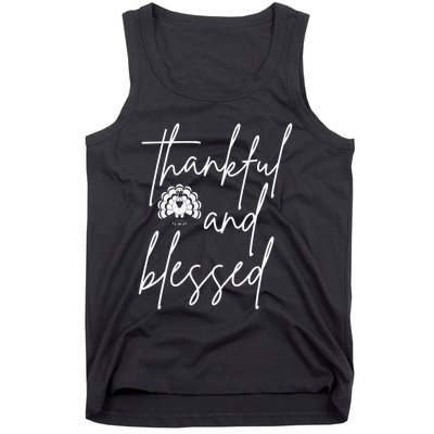 Thankful And Blessed Tank Top