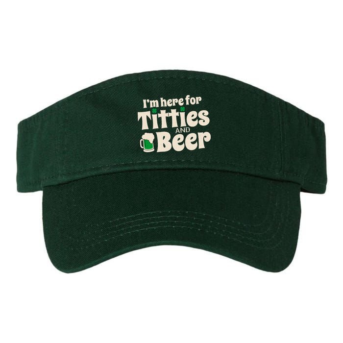 Titties And Beer Funny St Patricks Day Visor