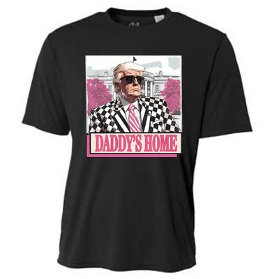 Take America Back Daddys Home Funny Donald Trump 2024 Cooling Performance Crew T-Shirt