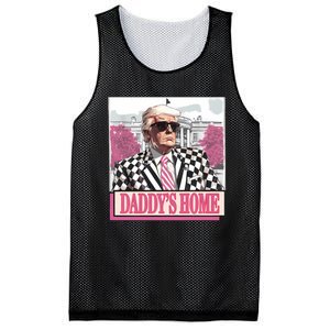 Take America Back Daddys Home Funny Donald Trump 2024 Mesh Reversible Basketball Jersey Tank