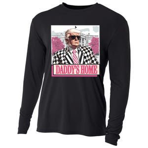 Take America Back Daddys Home Funny Donald Trump 2024 Cooling Performance Long Sleeve Crew