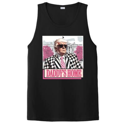 Take America Back Daddys Home Funny Donald Trump 2024 PosiCharge Competitor Tank