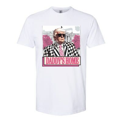 Take America Back Daddys Home Funny Donald Trump 2024 Softstyle CVC T-Shirt