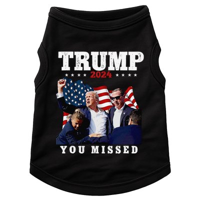 Trump Assasination Bloody Ear Bleeding Butler Pa Trump Doggie Tank