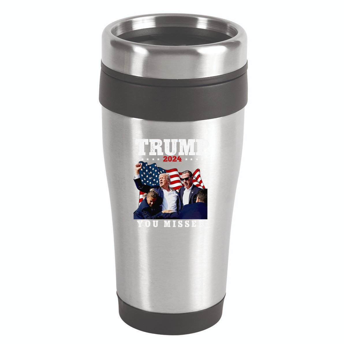 Trump Assasination Bloody Ear Bleeding Butler Pa Trump 16oz Travel Tumbler