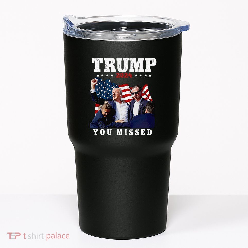 Trump Assasination Bloody Ear Bleeding Butler Pa Trump Tumbler