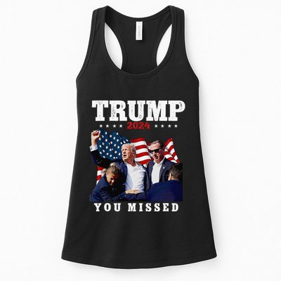 Trump Assasination Bloody Ear Bleeding Butler Pa Trump Womens Tank Top