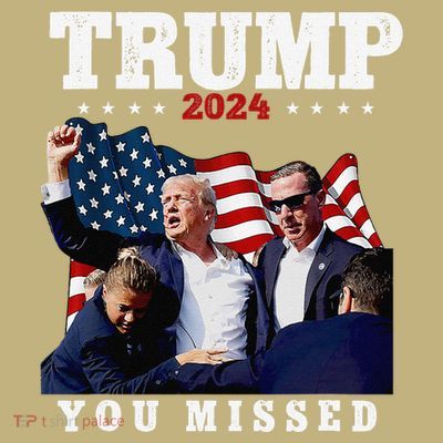 Trump Assasination Bloody Ear Bleeding Butler Pa Trump T-Shirt