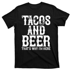 Tacos And Beer Drinking Drunk Cinco De Mayo T-Shirt