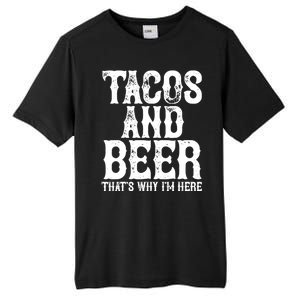 Tacos And Beer Drinking Drunk Cinco De Mayo Tall Fusion ChromaSoft Performance T-Shirt