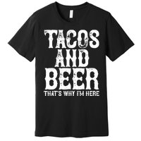 Tacos And Beer Drinking Drunk Cinco De Mayo Premium T-Shirt