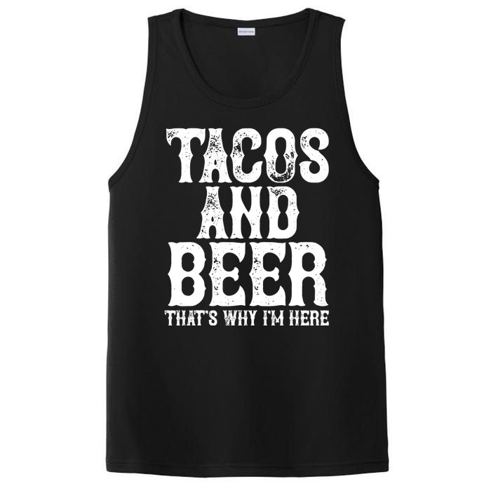 Tacos And Beer Drinking Drunk Cinco De Mayo PosiCharge Competitor Tank