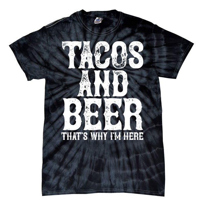 Tacos And Beer Drinking Drunk Cinco De Mayo Tie-Dye T-Shirt