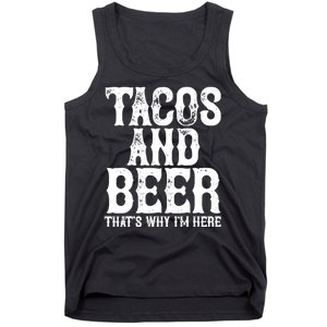 Tacos And Beer Drinking Drunk Cinco De Mayo Tank Top