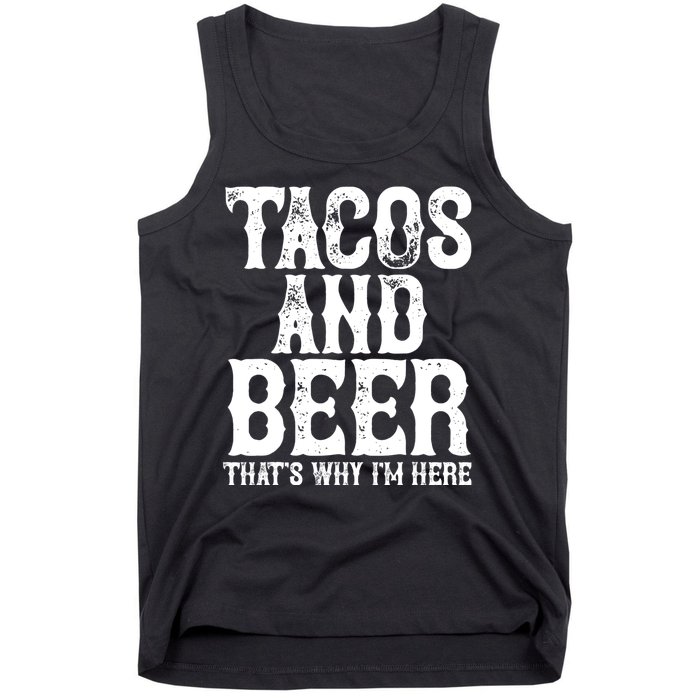 Tacos And Beer Drinking Drunk Cinco De Mayo Tank Top