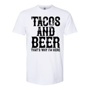 Tacos And Beer Drinking Drunk Cinco De Mayo Softstyle CVC T-Shirt