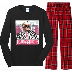 Take America Back Daddys Home Funny Donald Trump 2024 Long Sleeve Pajama Set