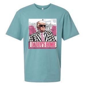 Take America Back Daddys Home Funny Donald Trump 2024 Sueded Cloud Jersey T-Shirt