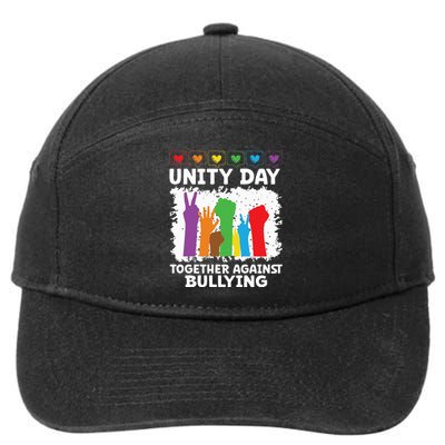 Together Against Bullying Unity Day Kindness Day Orange 7-Panel Snapback Hat