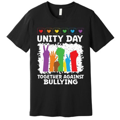 Together Against Bullying Unity Day Kindness Day Orange Premium T-Shirt