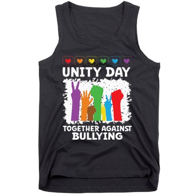 Together Against Bullying Unity Day Kindness Day Orange Tank Top