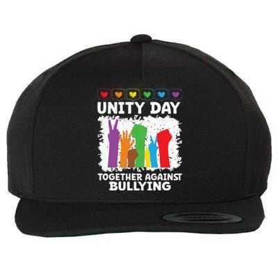 Together Against Bullying Unity Day Kindness Day Orange Wool Snapback Cap