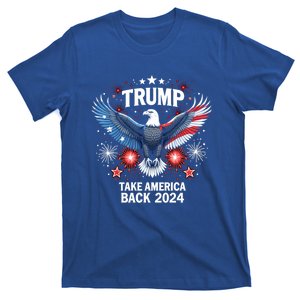 Take America Back American Flag Trump 2024 Bold Eagle Gift T-Shirt