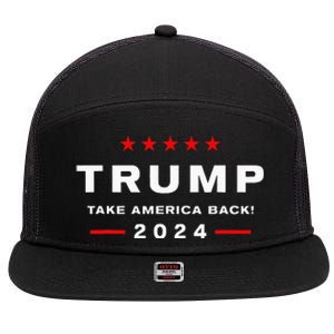 Take America Back Election The Return 7 Panel Mesh Trucker Snapback Hat