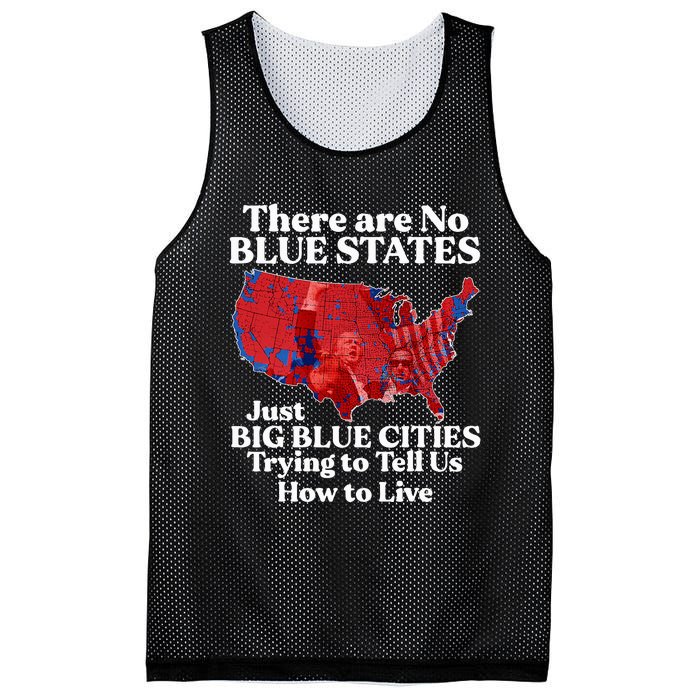 There Are Blue States Just Big Blue Cities Trying To Tell Us Mesh Reversible Basketball Jersey Tank