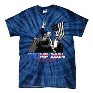 Trump Assasination Bloody Ear Butler You Missed Trump Tie-Dye T-Shirt