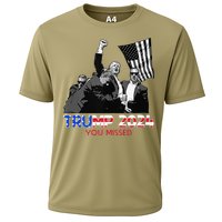 Trump Assasination Bloody Ear Butler You Missed Trump Cooling Performance Crew T-Shirt