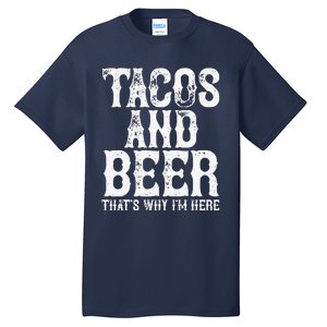 TACOS AND BEER Drinking Drunk Cinco De Mayo Women Gift Tall T-Shirt