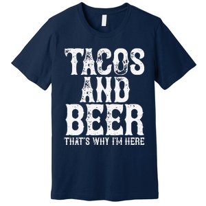 TACOS AND BEER Drinking Drunk Cinco De Mayo Women Gift Premium T-Shirt