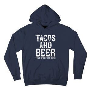 TACOS AND BEER Drinking Drunk Cinco De Mayo Women Gift Tall Hoodie