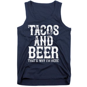 TACOS AND BEER Drinking Drunk Cinco De Mayo Women Gift Tank Top