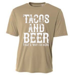 TACOS AND BEER Drinking Drunk Cinco De Mayo Women Gift Cooling Performance Crew T-Shirt