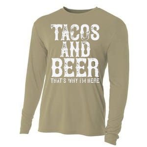 TACOS AND BEER Drinking Drunk Cinco De Mayo Women Gift Cooling Performance Long Sleeve Crew