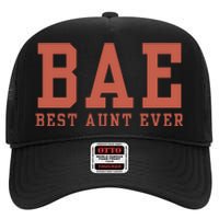 Trending Aunt Birthday Best Aunt Ever High Crown Mesh Back Trucker Hat