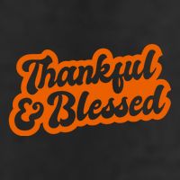 Thankful And Blessed Thanksgiving Holiday 7 Panel Mesh Trucker Snapback Hat