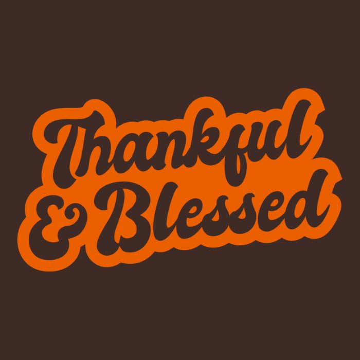 Thankful And Blessed Thanksgiving Holiday Cooling Performance Crew T-Shirt