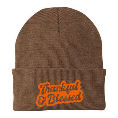 Thankful And Blessed Thanksgiving Holiday Beanie